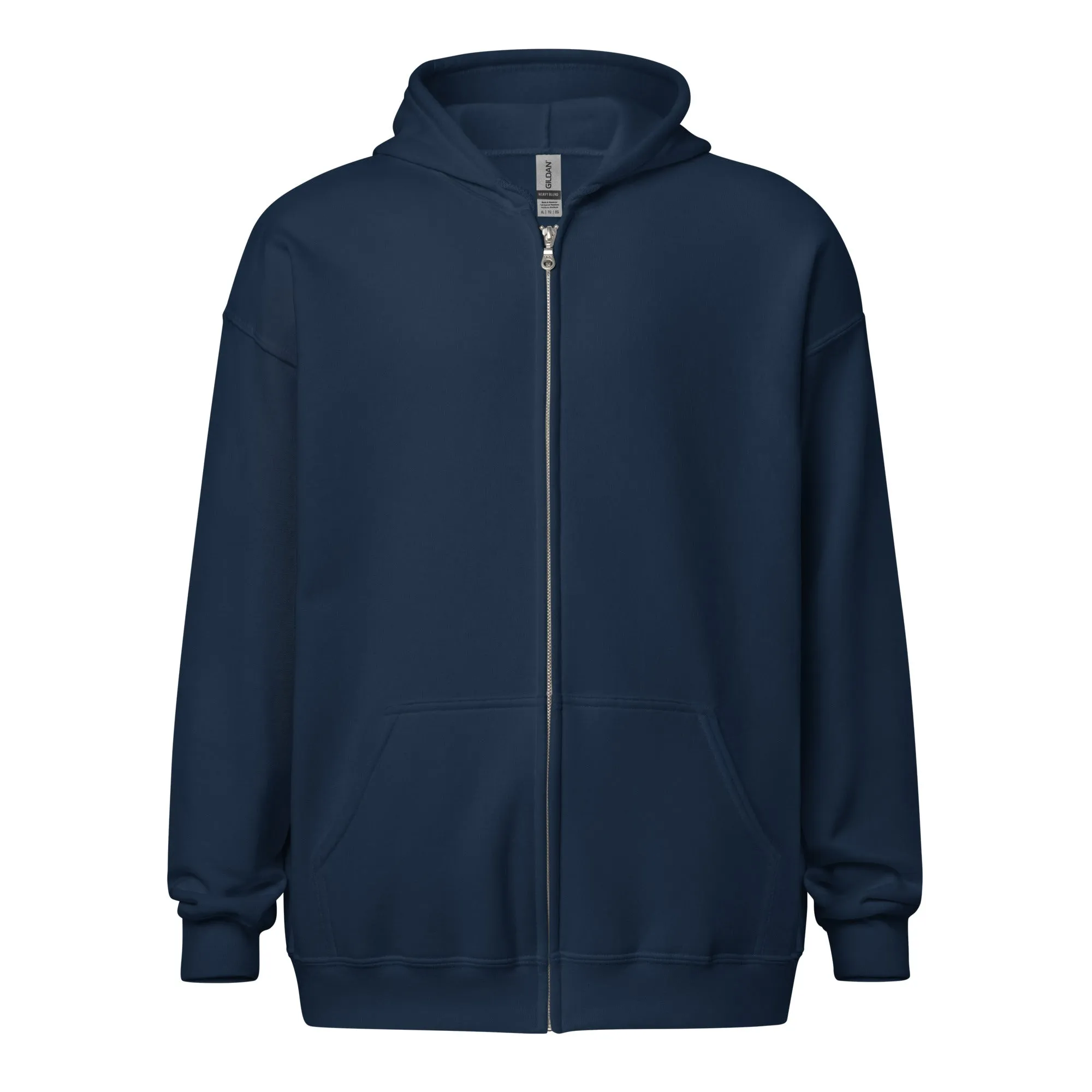 Hustle In Silence Unisex heavy blend zip hoodie