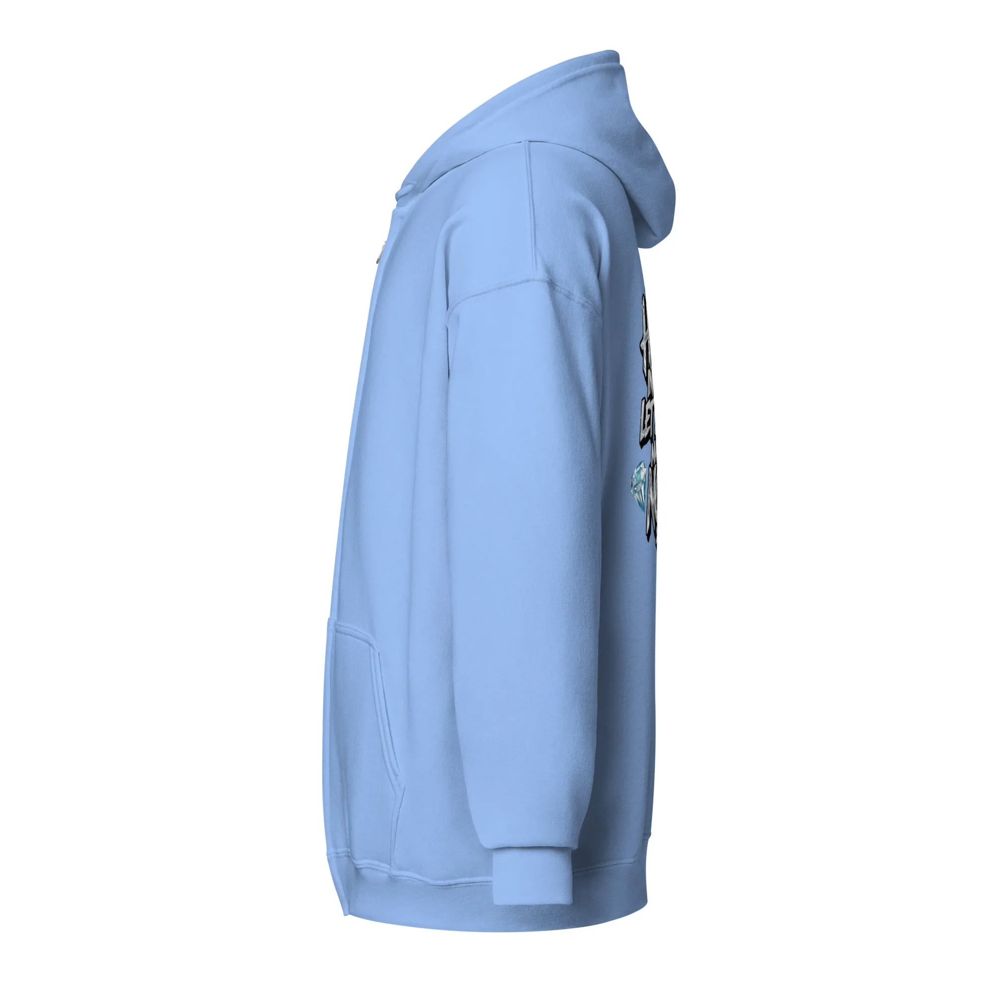 Hustle In Silence Unisex heavy blend zip hoodie