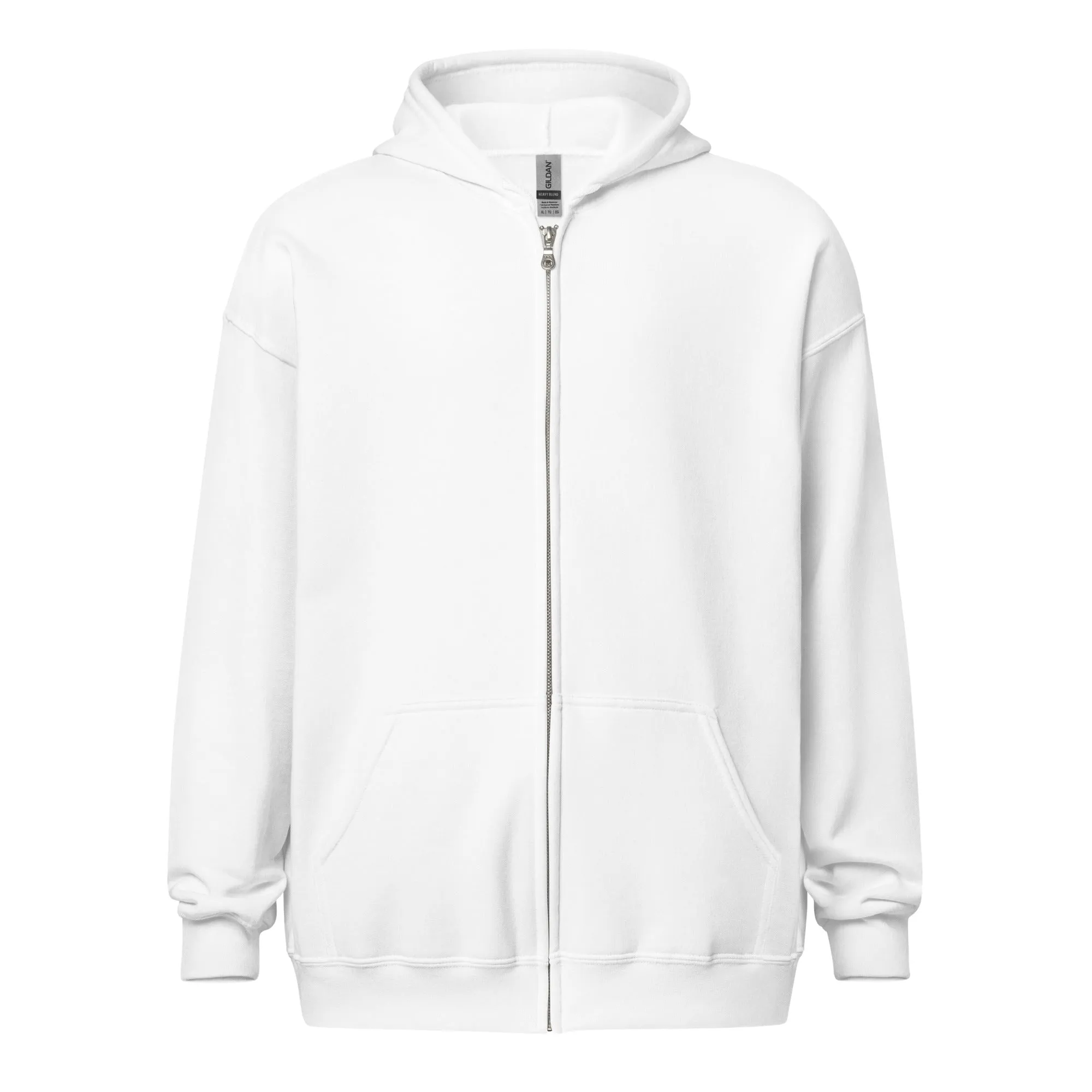 Hustle In Silence Unisex heavy blend zip hoodie