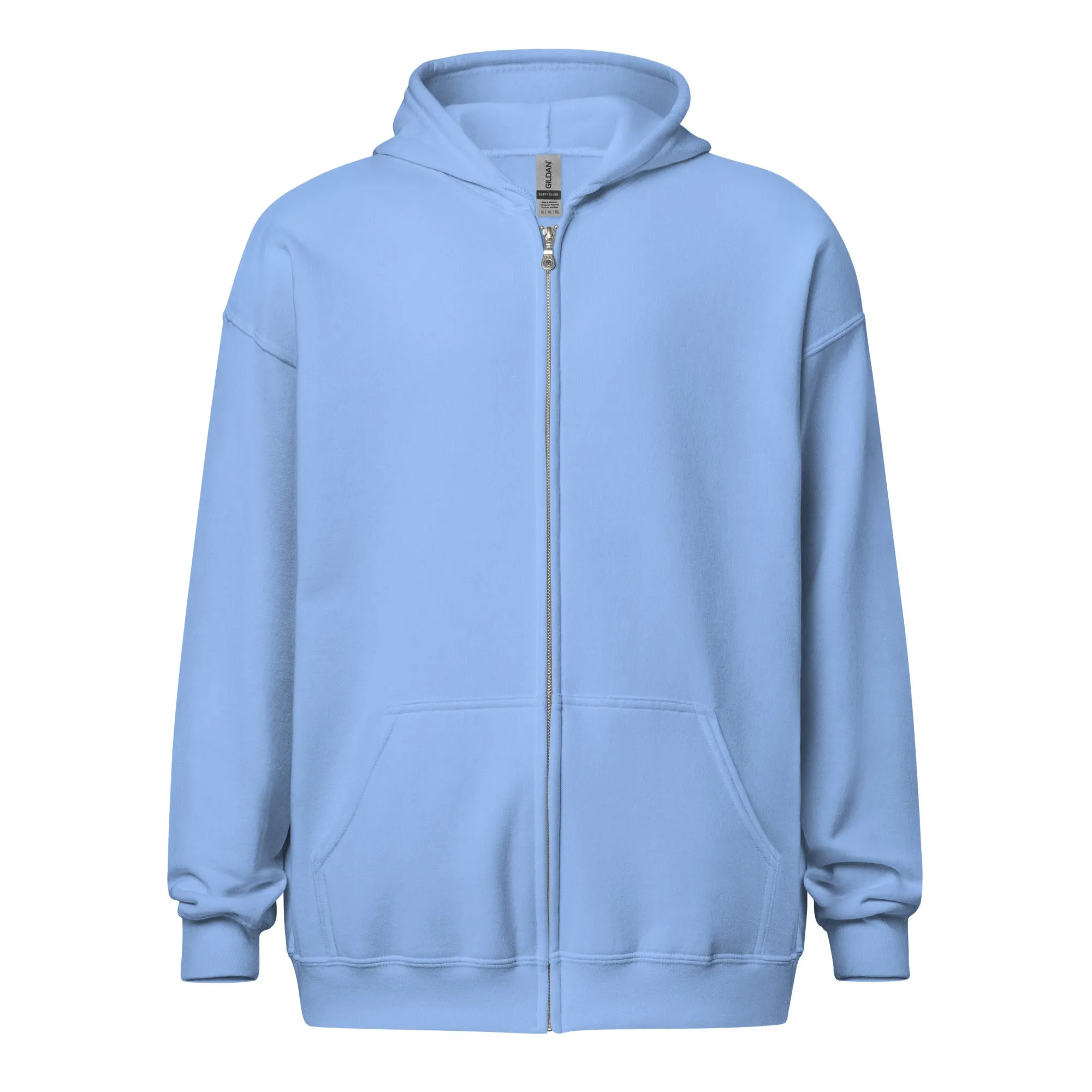 Hustle In Silence Unisex heavy blend zip hoodie
