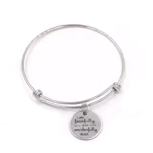 I Am Fearfully and Wonderfully Made Charm Bracelet