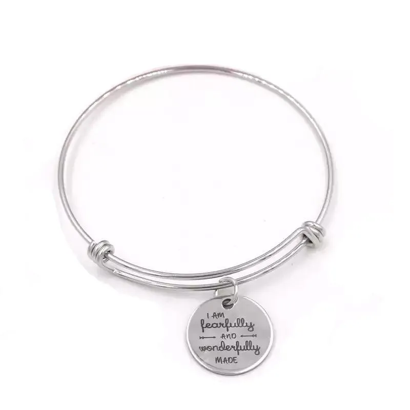 I Am Fearfully and Wonderfully Made Charm Bracelet