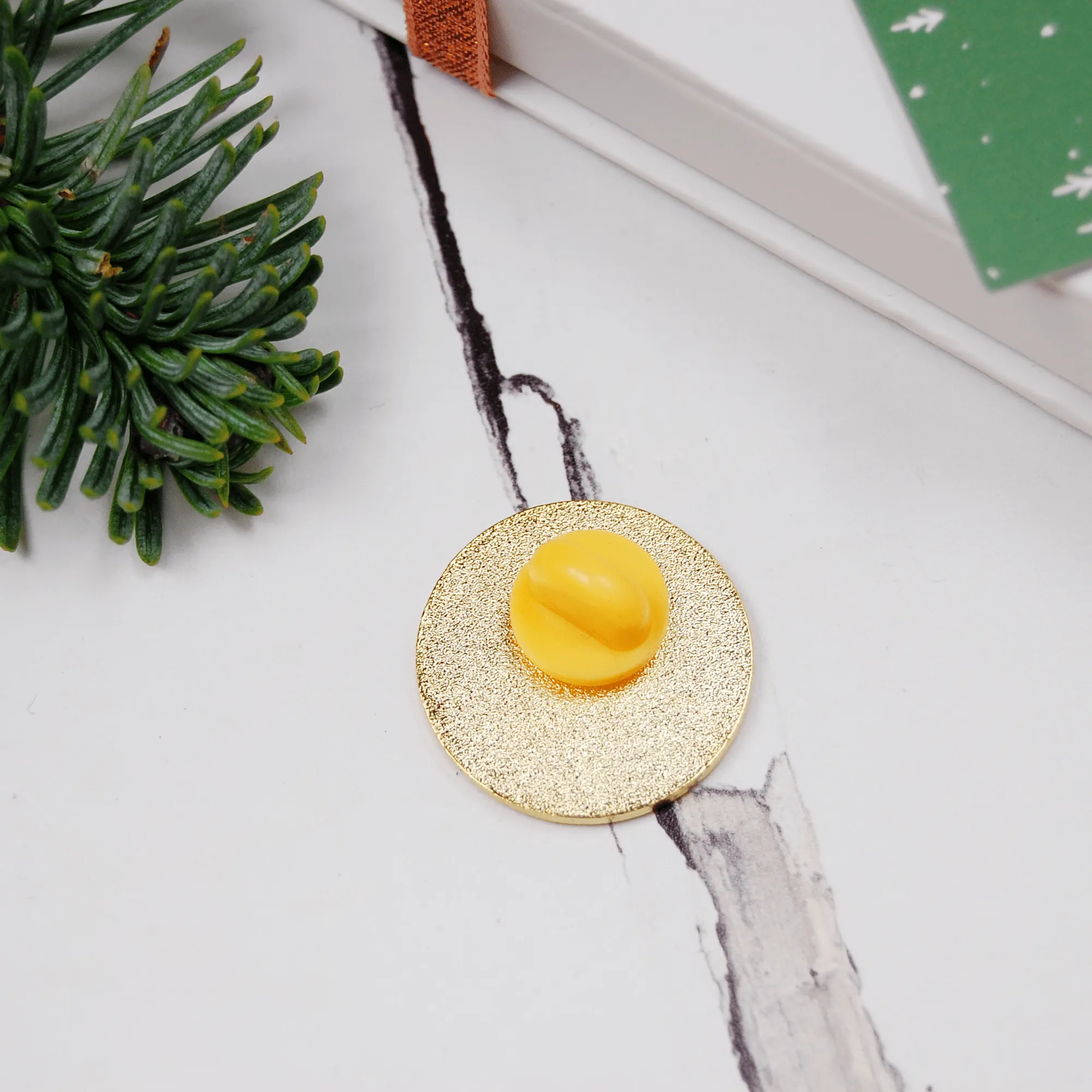I Believe Enamel Pin Christmas Card