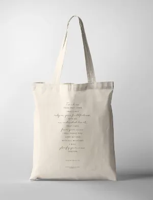 I Will Glorify Your Name Forever {Tote Bag}