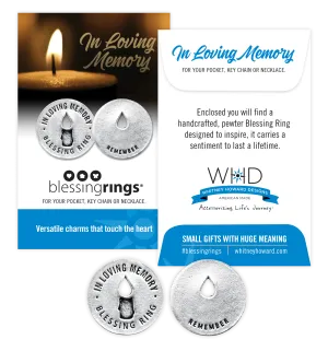 In Loving Memory Blessing Ring Envelope