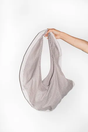 Innes Tote in Brown Yellow   Multi Stripe