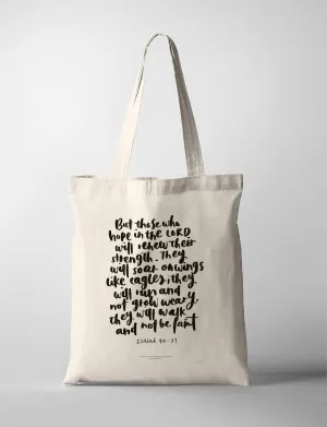 Isaiah 40:31 {Tote Bag}
