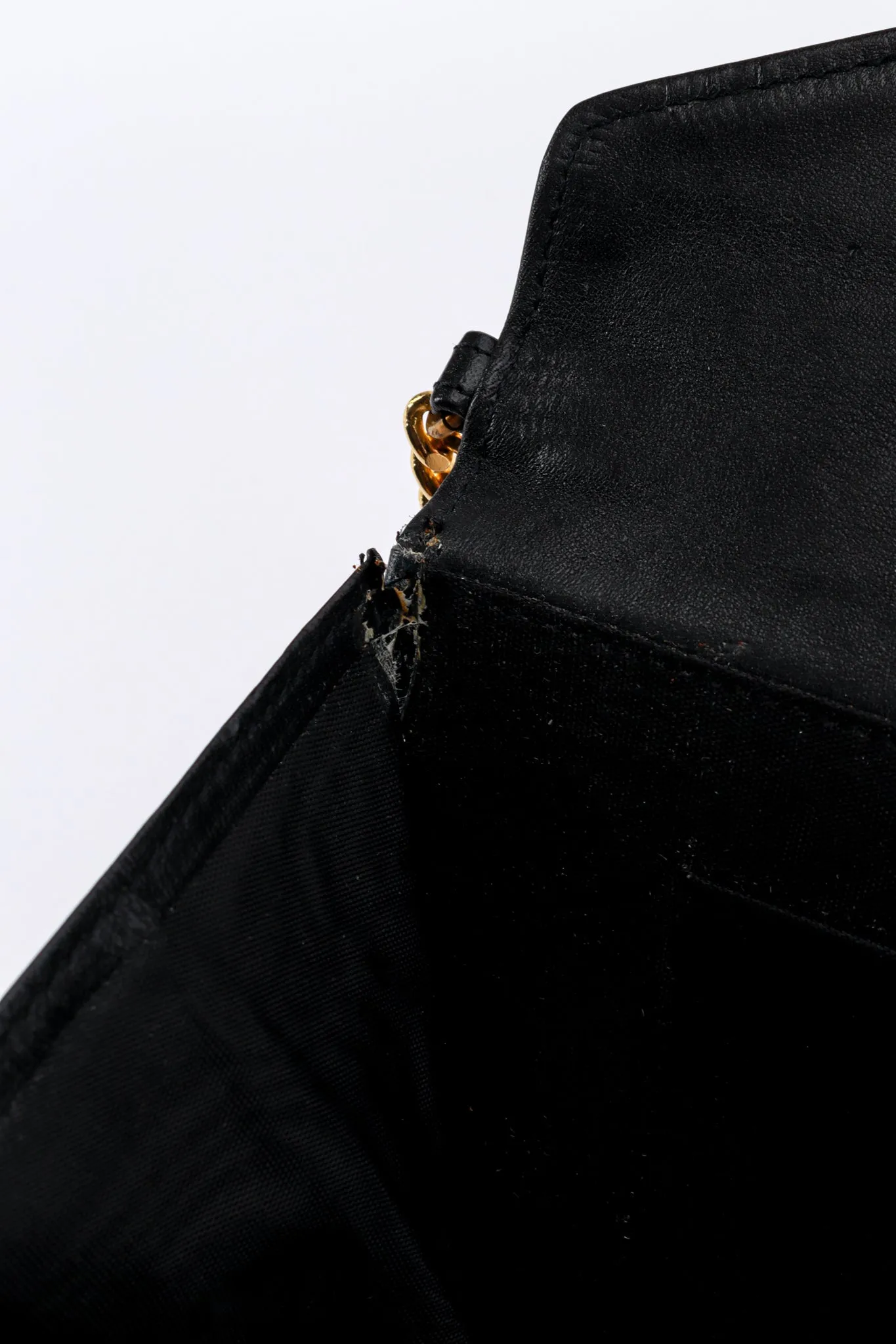 Jewel Appliqué Leather Envelope Clutch