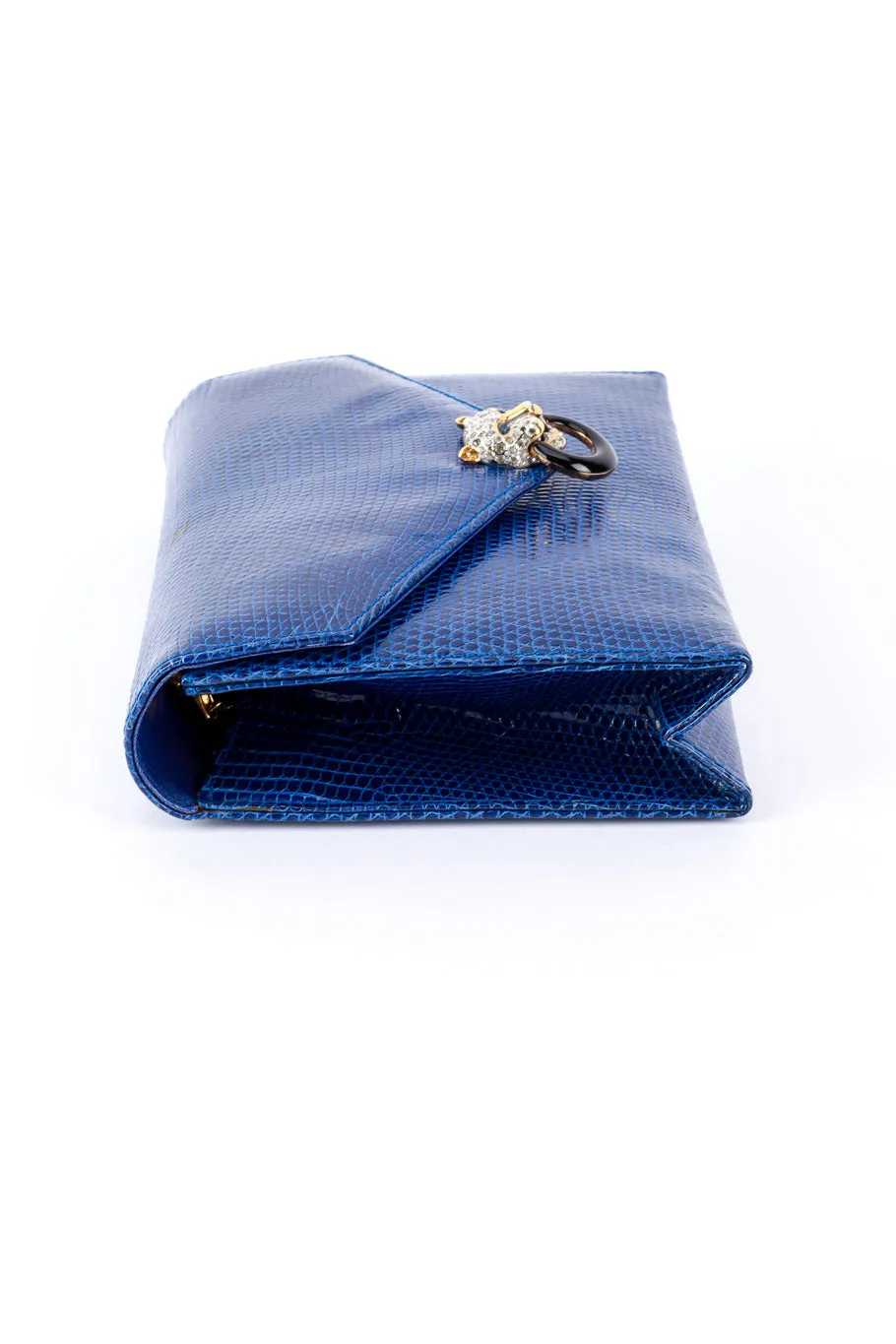 Jeweled Jaguar Lizard Clutch