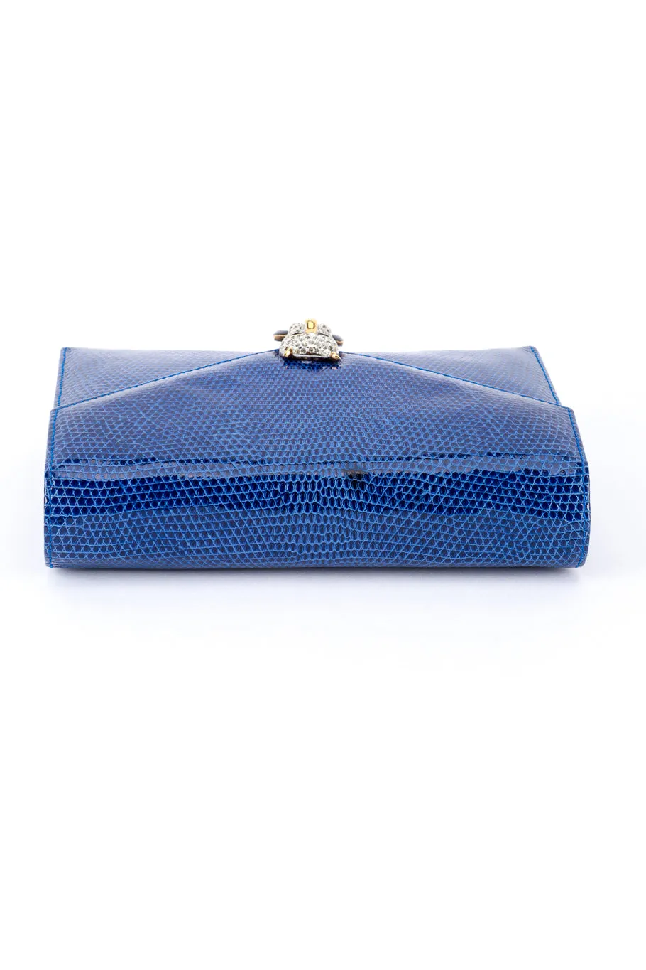 Jeweled Jaguar Lizard Clutch