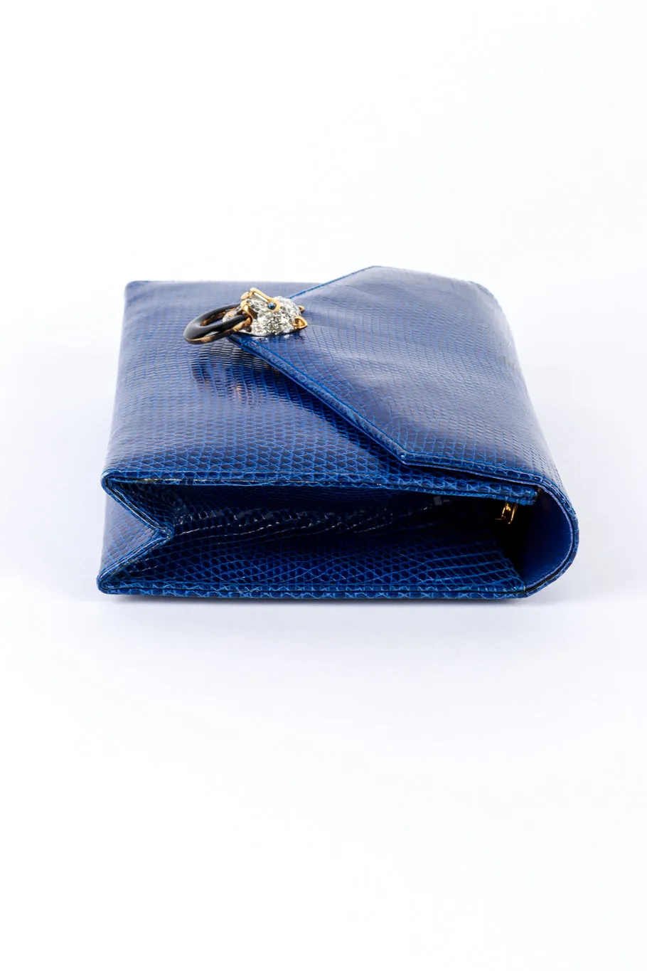 Jeweled Jaguar Lizard Clutch
