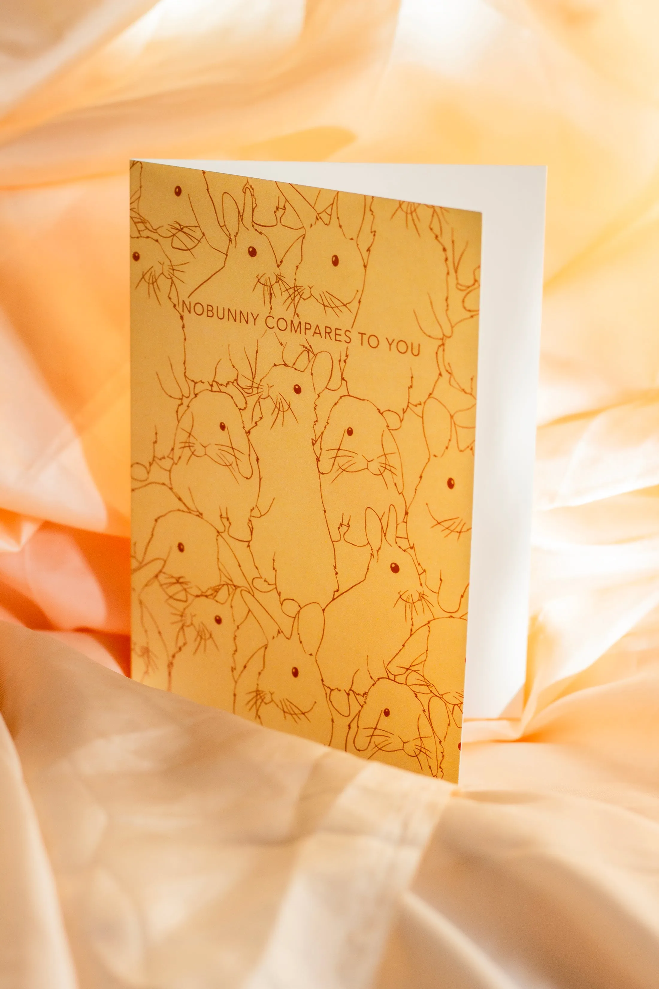 Juu Illustration Bunny Print Card with Envelope