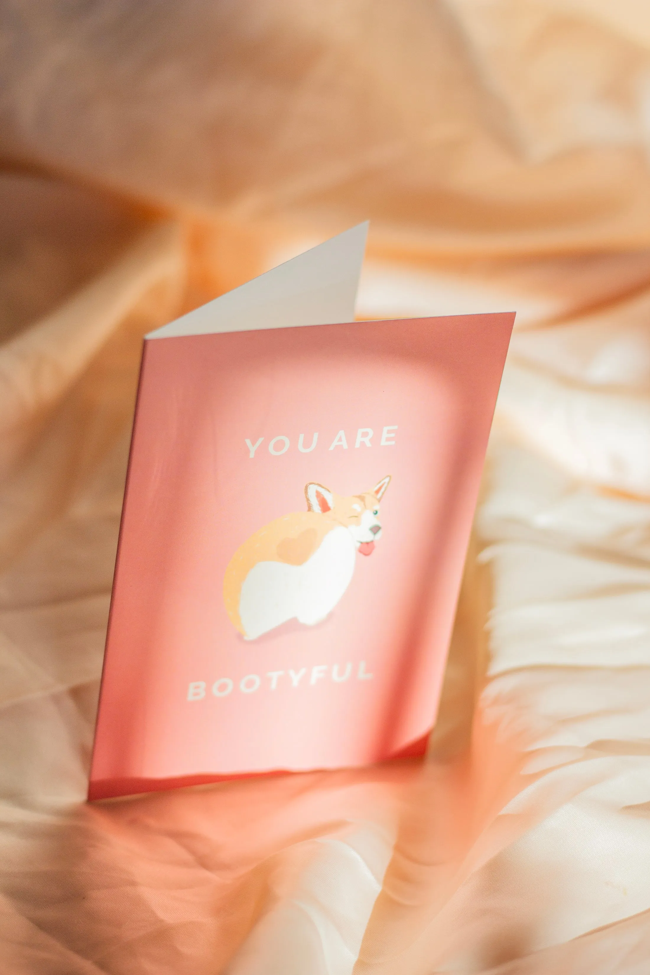 Juu Illustration Corgi Dog Card with Envelope