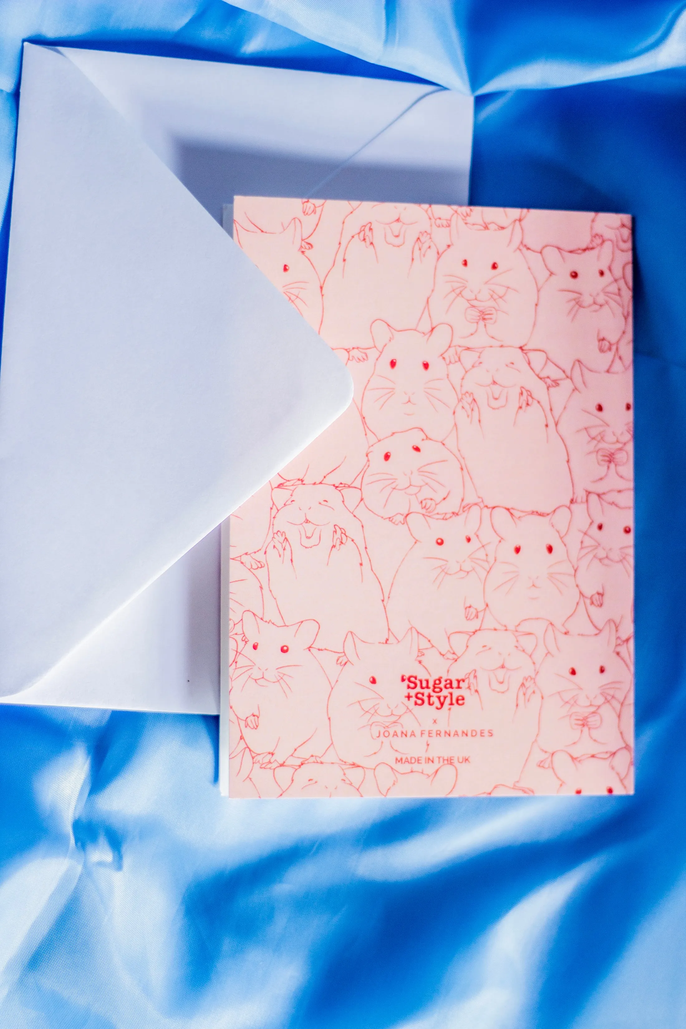Juu Illustration Hamster Birthday Card with Envelope