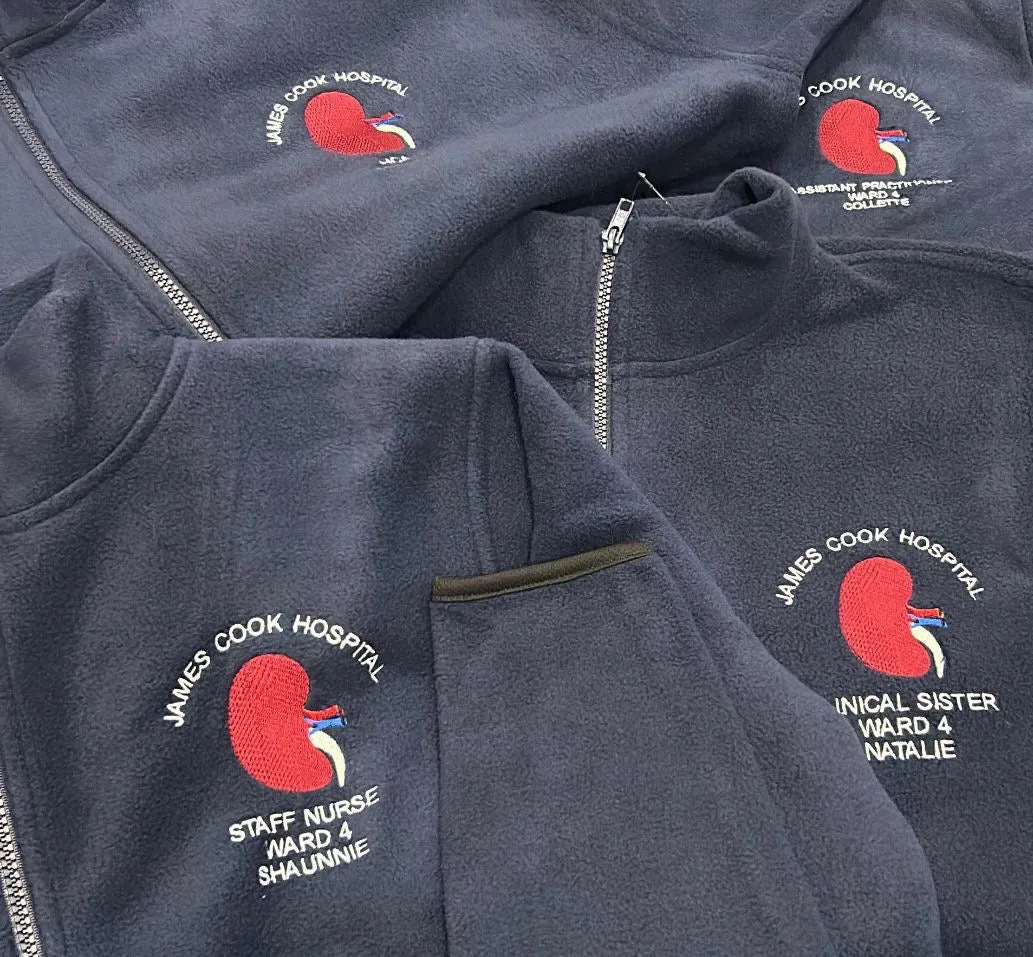 Kidney Navy Fleece