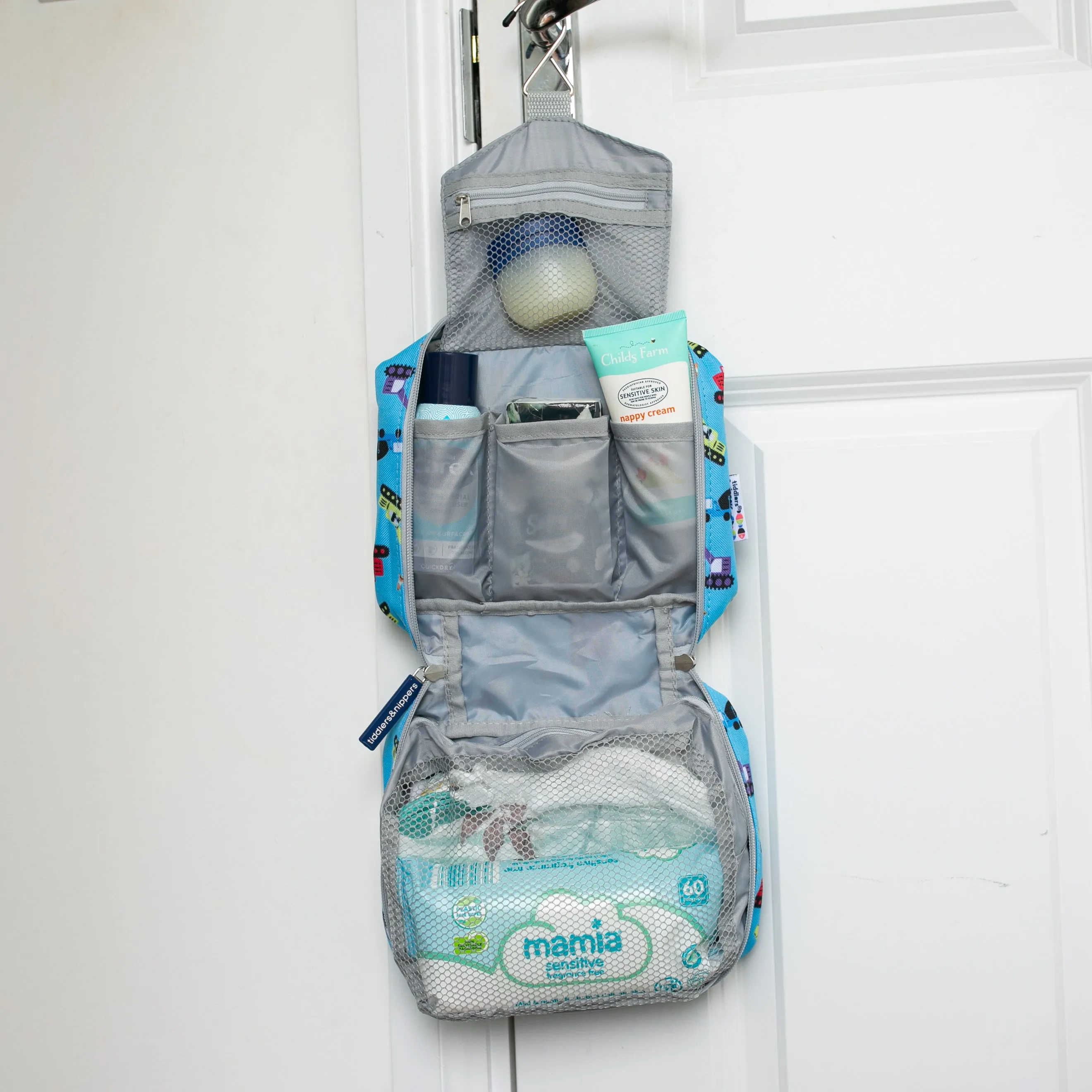 Kids Baby Travel Wash Bag | Hanging Toiletry Bag & Organiser