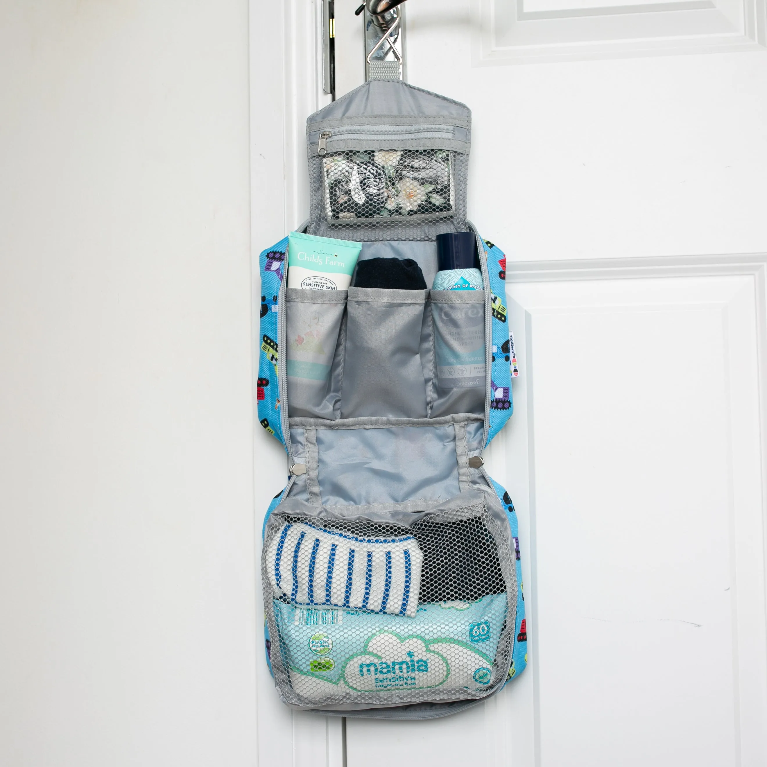 Kids Baby Travel Wash Bag | Hanging Toiletry Bag & Organiser