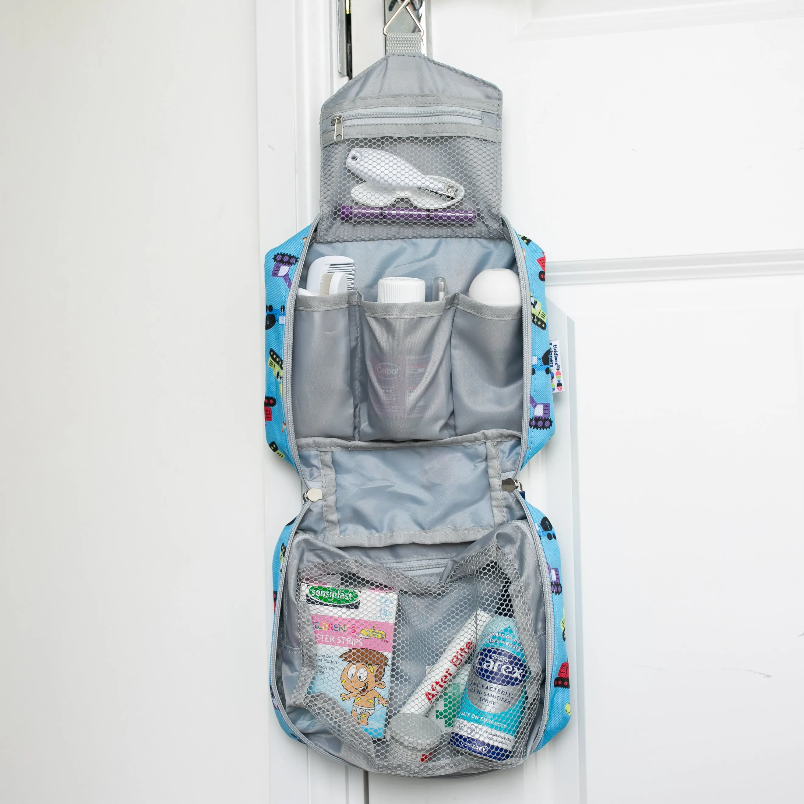 Kids Baby Travel Wash Bag | Hanging Toiletry Bag & Organiser