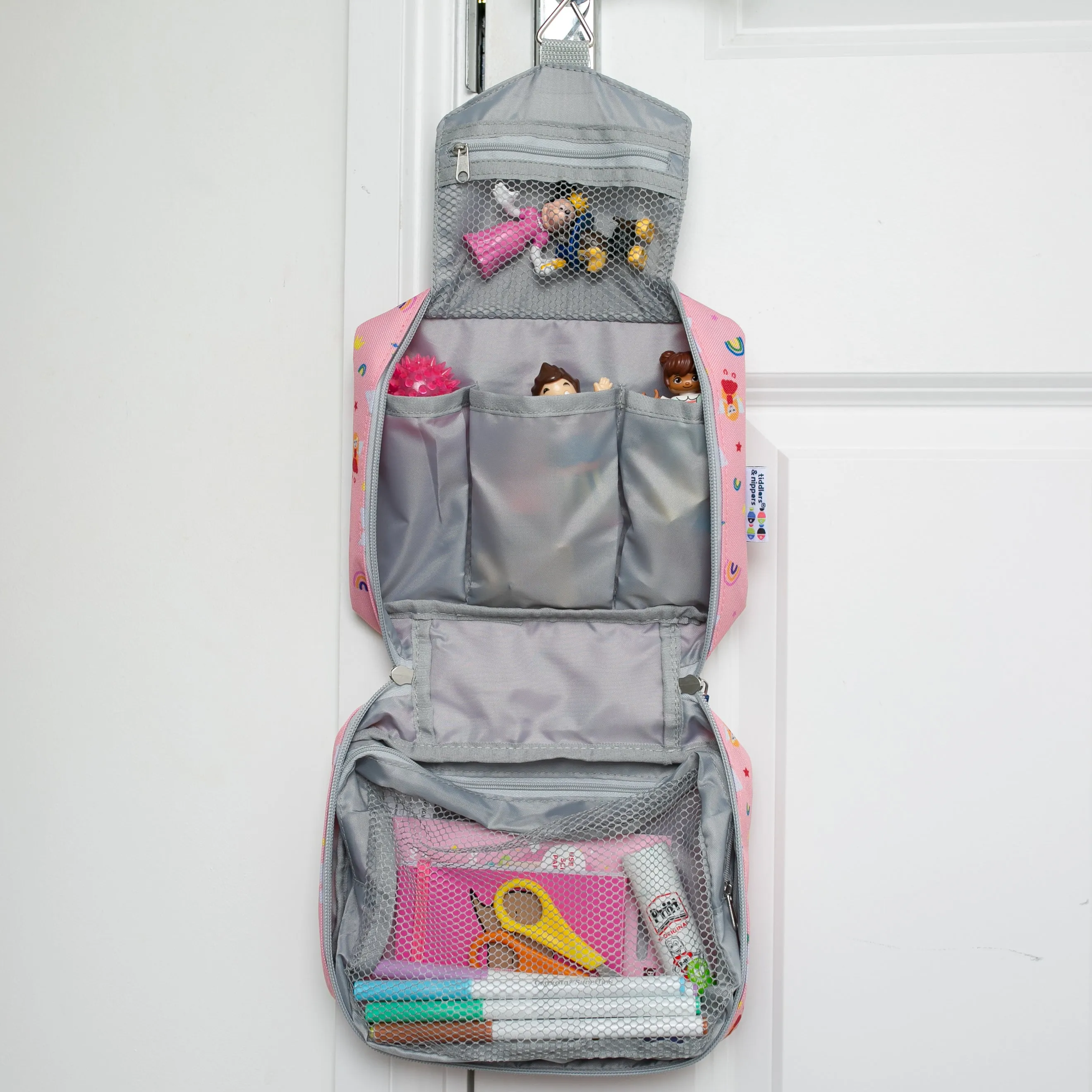 Kids Baby Travel Wash Bag | Hanging Toiletry Bag & Organiser