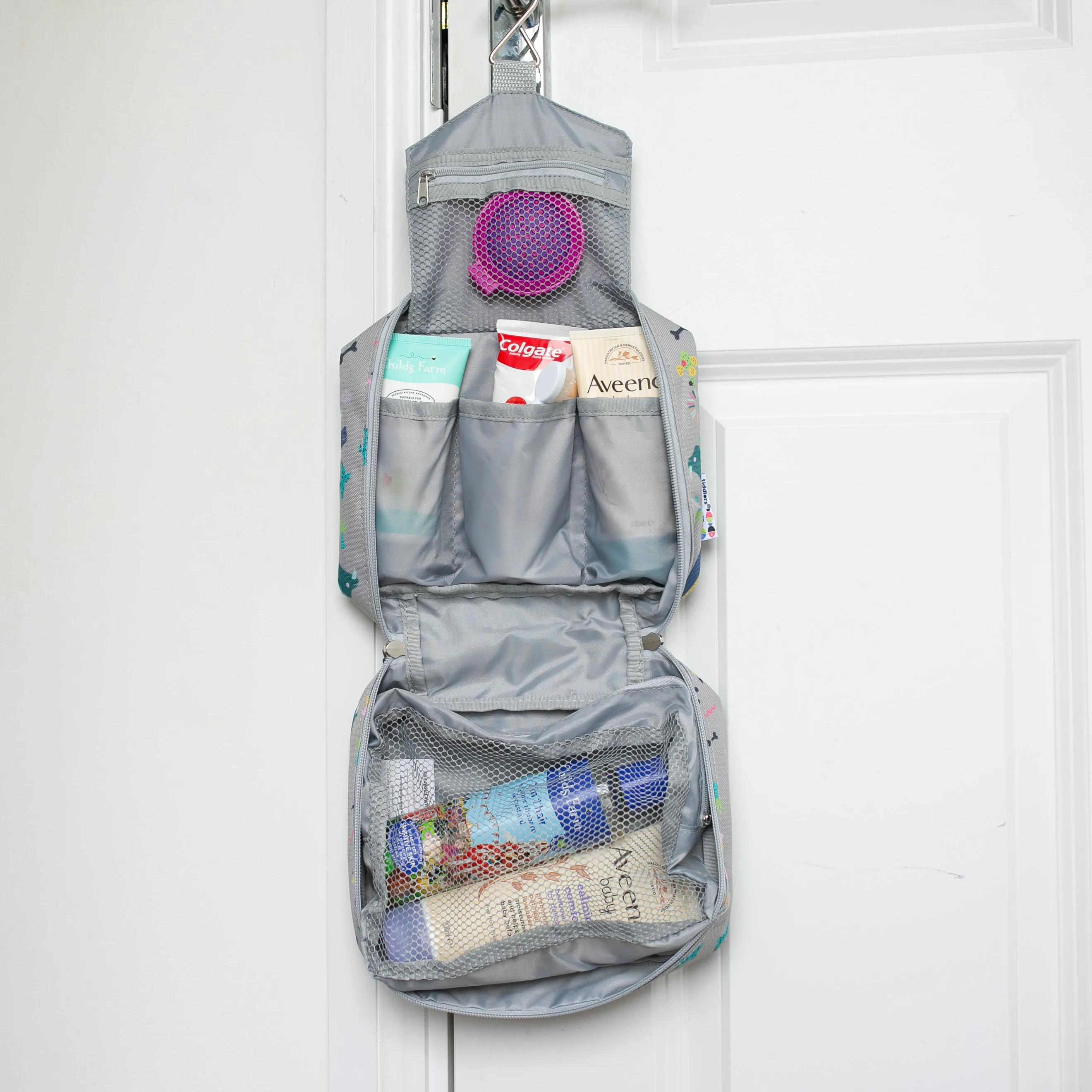 Kids Baby Travel Wash Bag | Hanging Toiletry Bag & Organiser