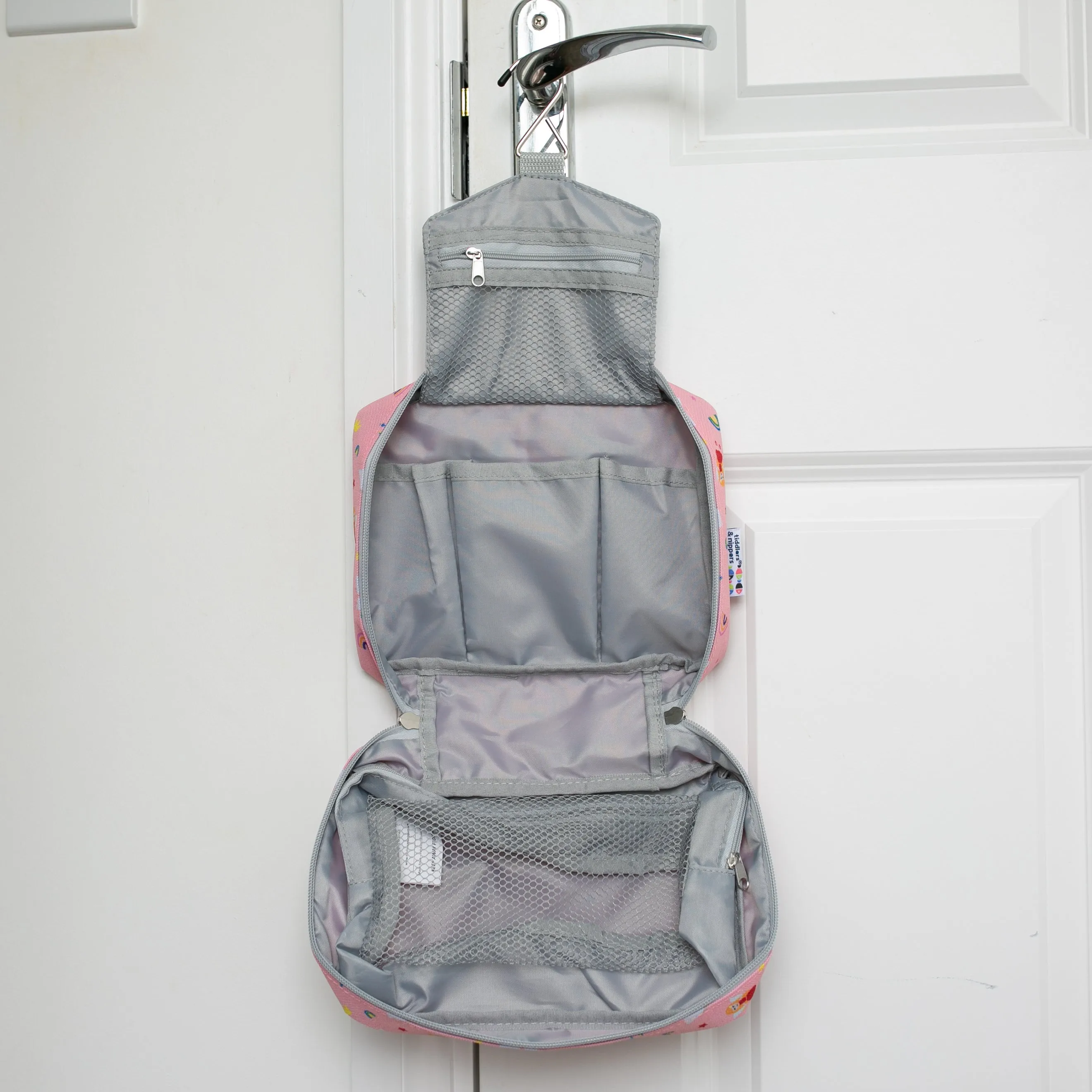 Kids Baby Travel Wash Bag | Hanging Toiletry Bag & Organiser