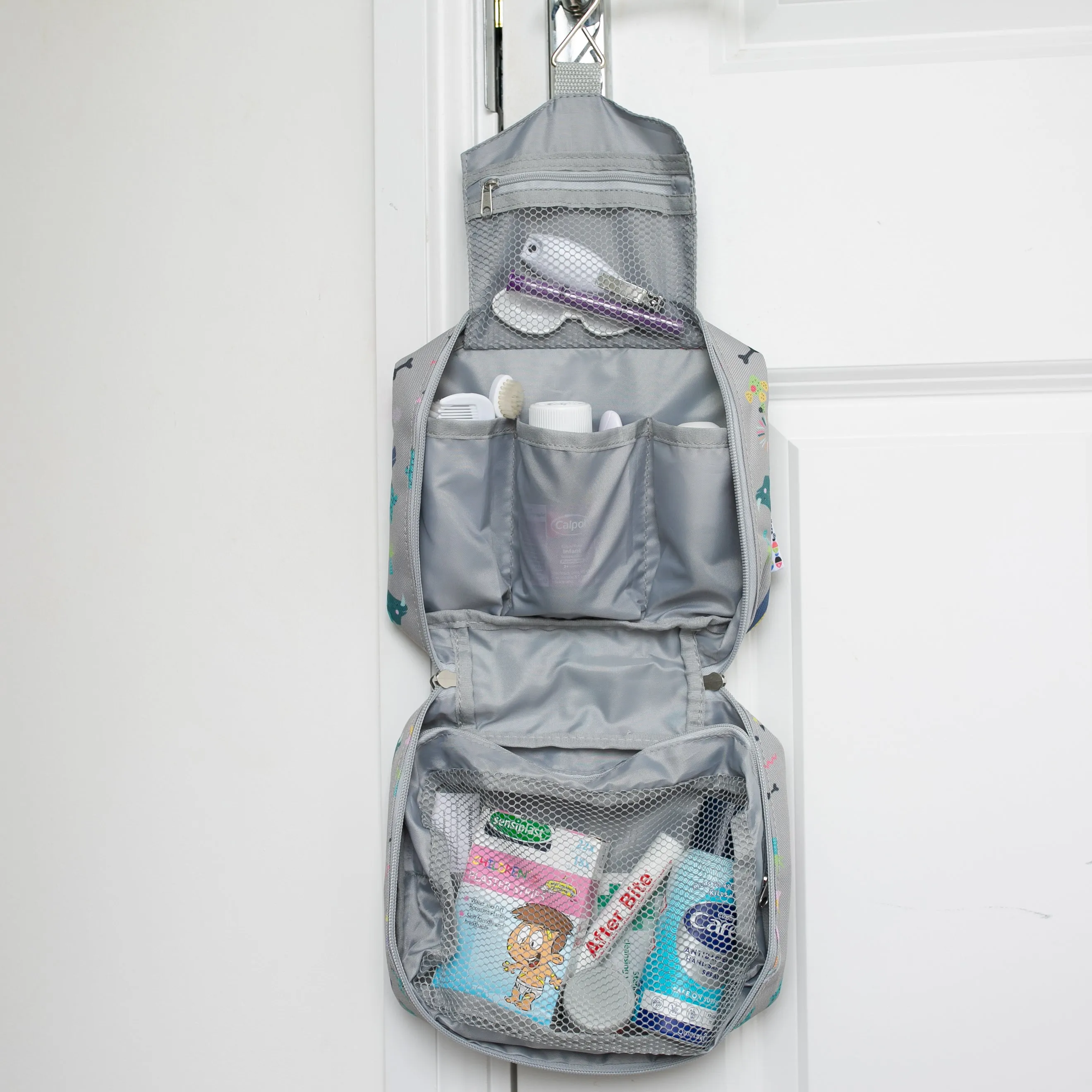 Kids Baby Travel Wash Bag | Hanging Toiletry Bag & Organiser