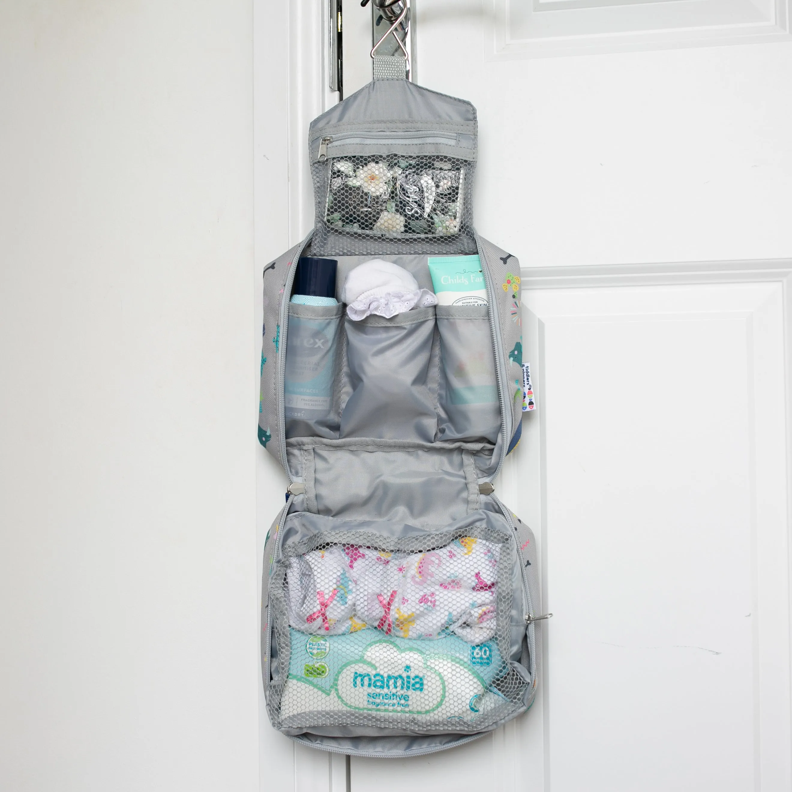 Kids Baby Travel Wash Bag | Hanging Toiletry Bag & Organiser