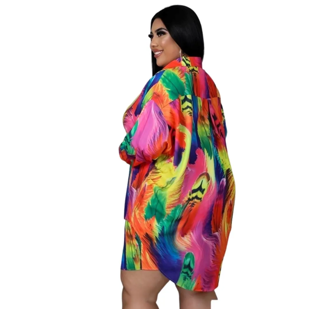 Kimsha Multi-color Short Set