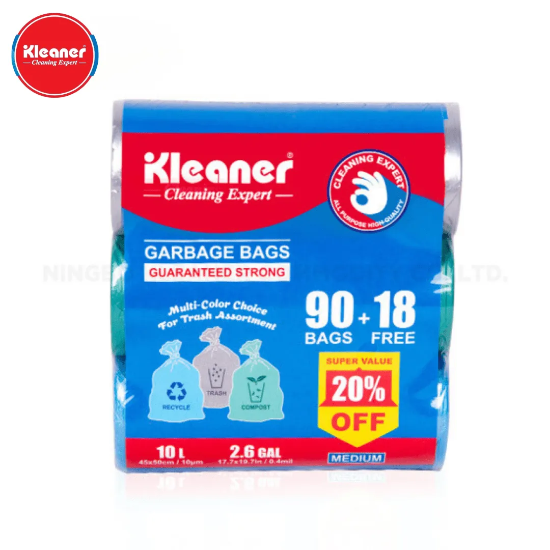 Kleaner Garbage Bag Medium 10 Litres GSL003