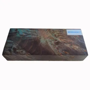 Knife Handle Scale Block - Maple Burl - MBBLU0217