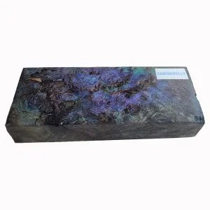 Knife Handle Scale Block - Spalted Maple Burl – SMBNB0210