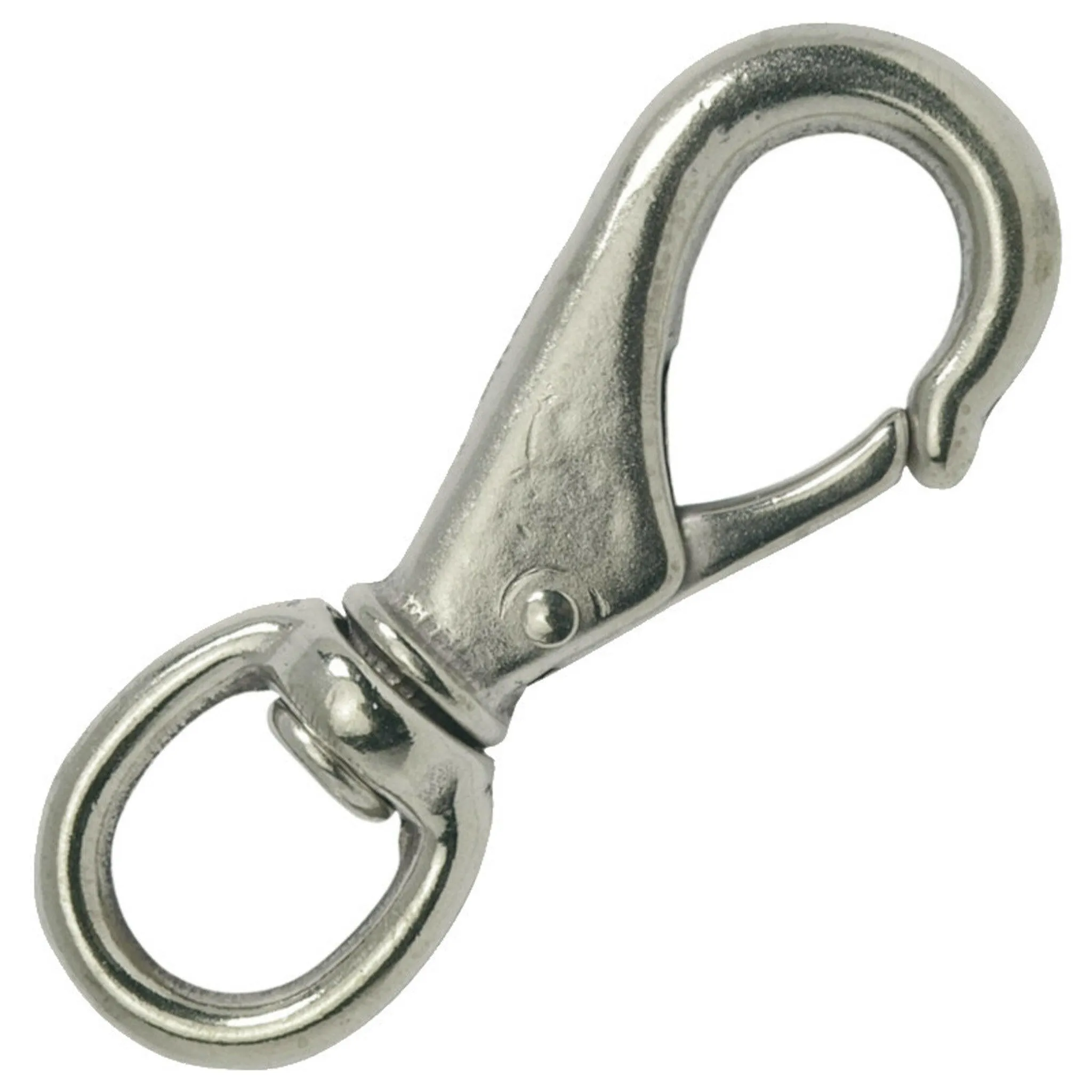 Kong Nickel Plated Bronze Boat Snap Swivel