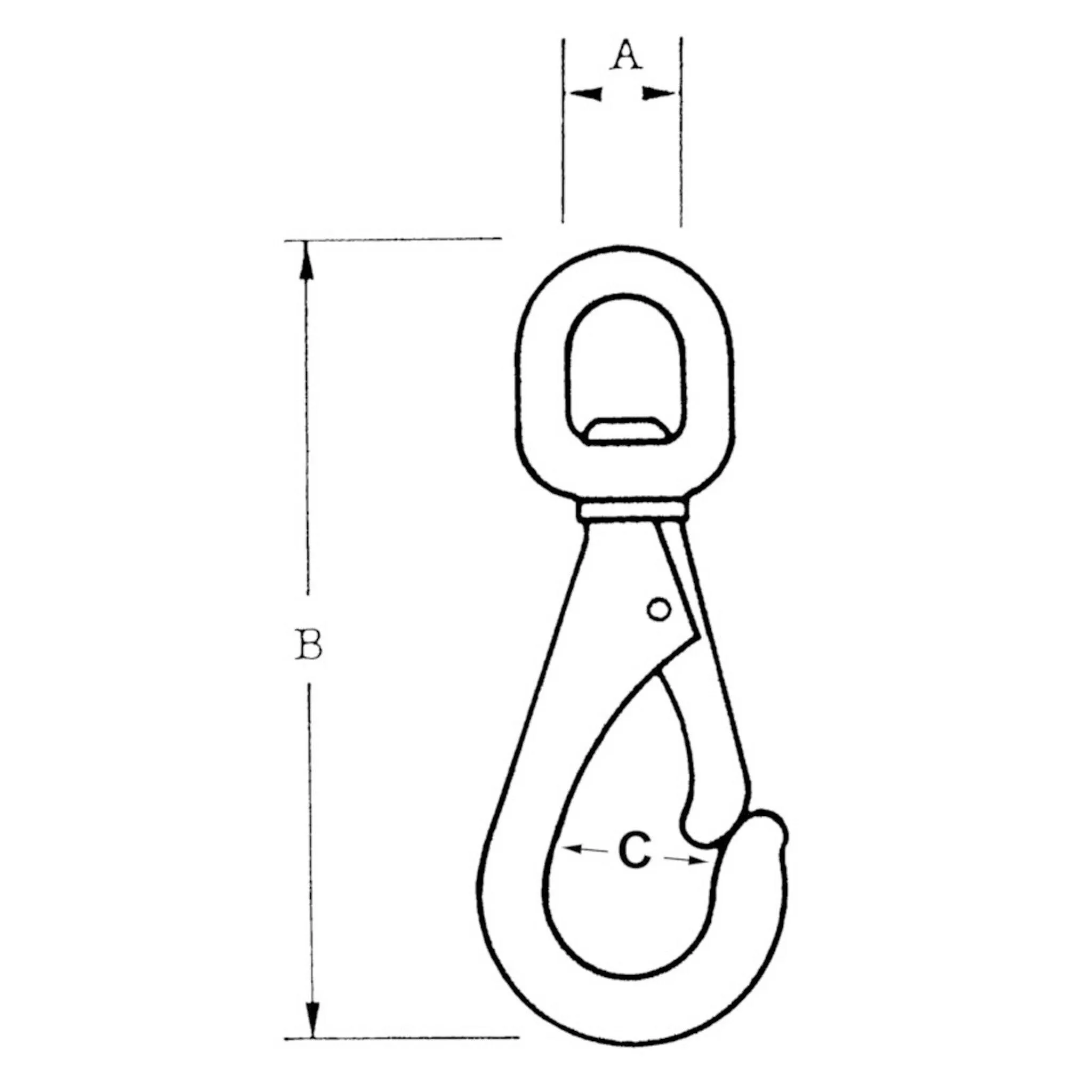 Kong Nickel Plated Bronze Boat Snap Swivel