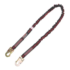 KStrong UFL204101 6 ft Internal design shock absorbing lanyard with snap hooks