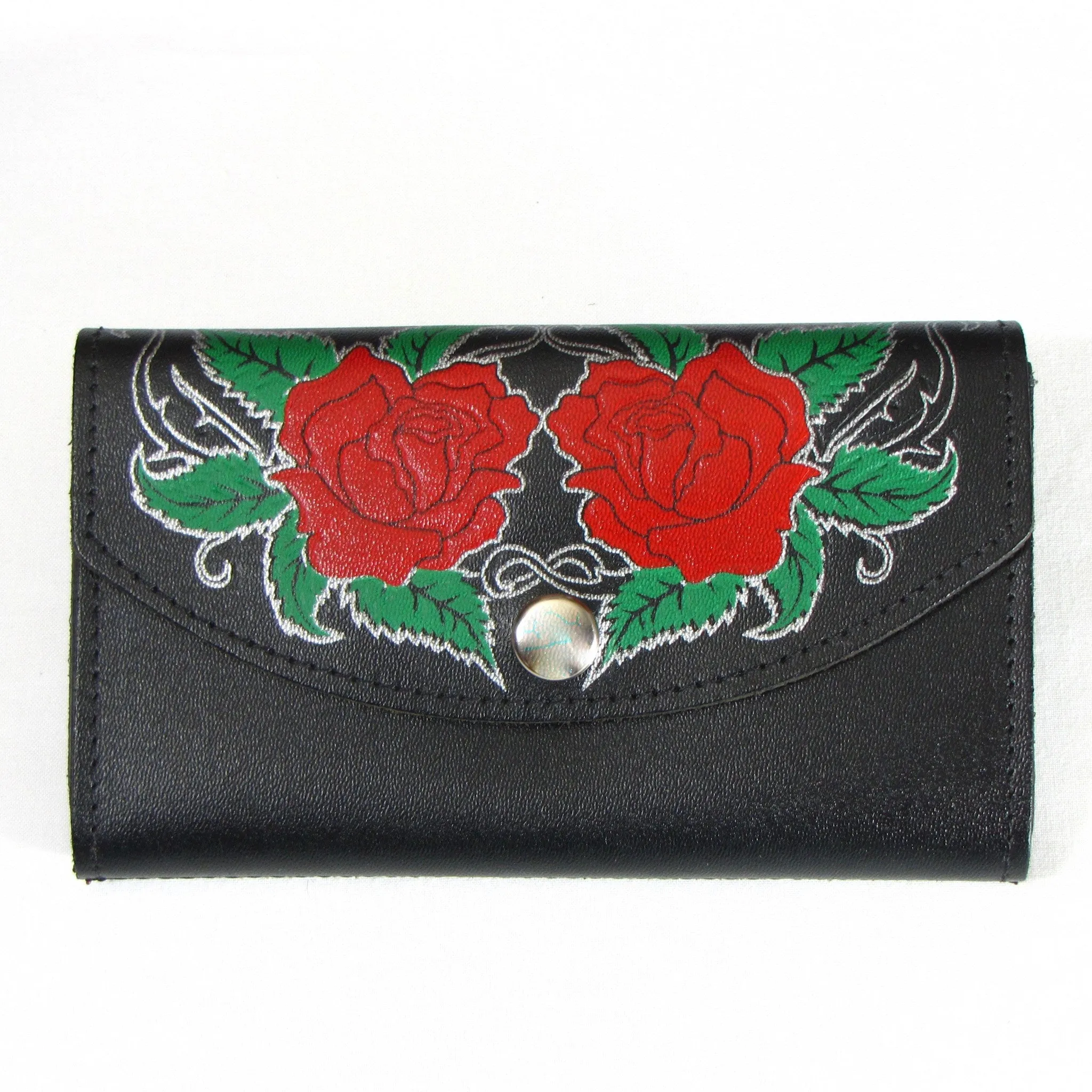 Ladies Organizer Wallet- Roses