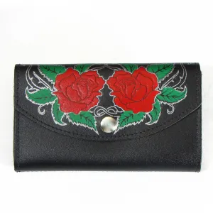 Ladies Organizer Wallet- Roses