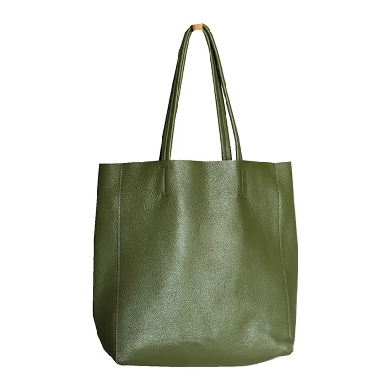 Large Leather Tote Bag Womens Leather Tote Bags Khaki Leather Laptop Tote Bag