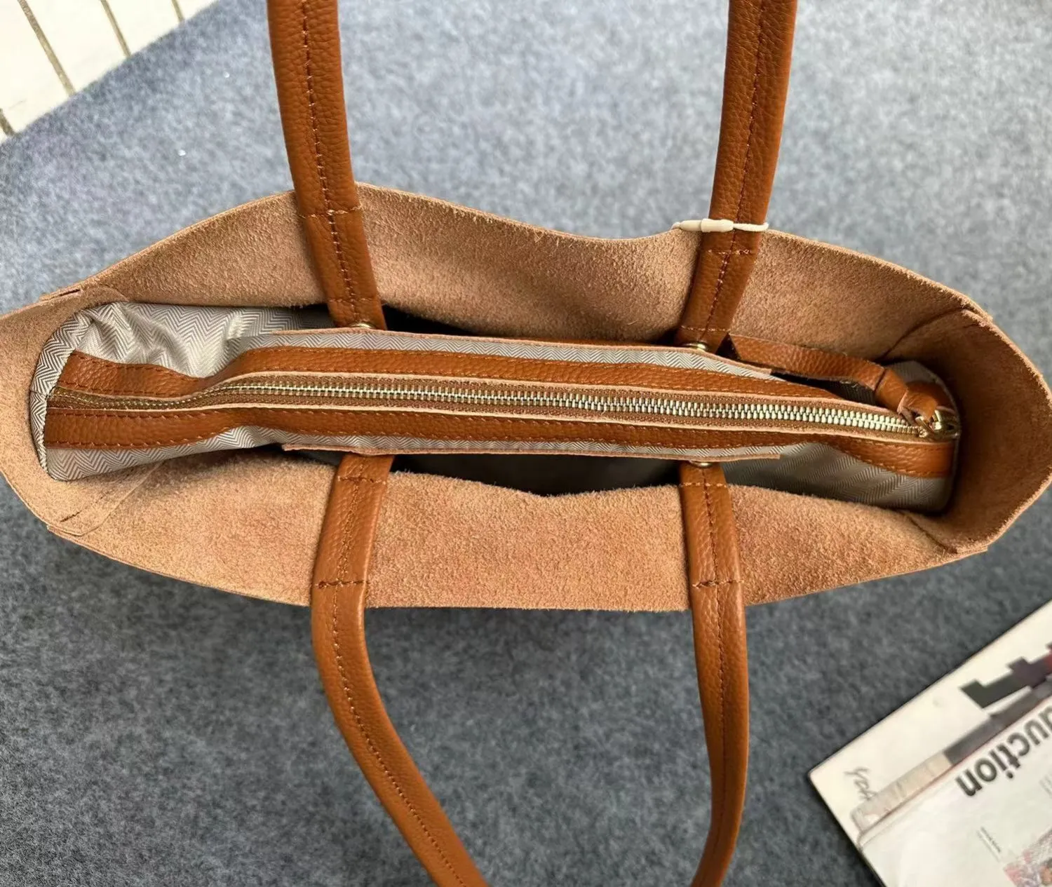 Large Leather Tote Bag Womens Leather Tote Bags Khaki Leather Laptop Tote Bag