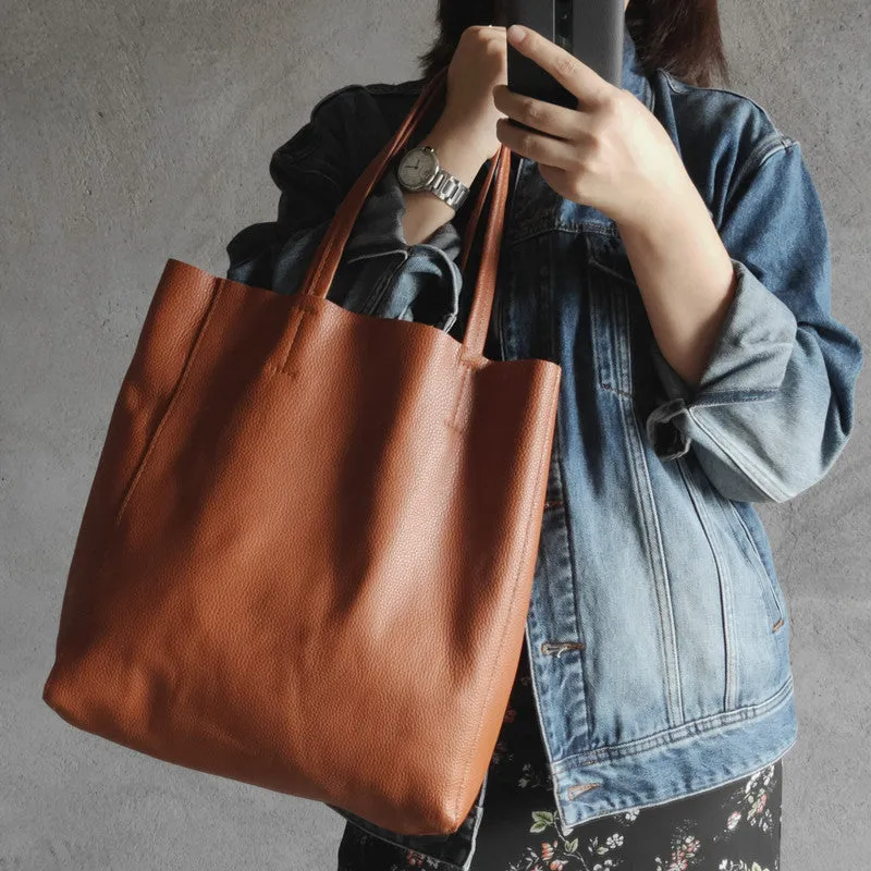 Large Leather Tote Bag Womens Leather Tote Bags Khaki Leather Laptop Tote Bag