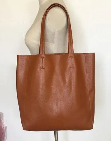 Large Leather Tote Bag Womens Leather Tote Bags Khaki Leather Laptop Tote Bag