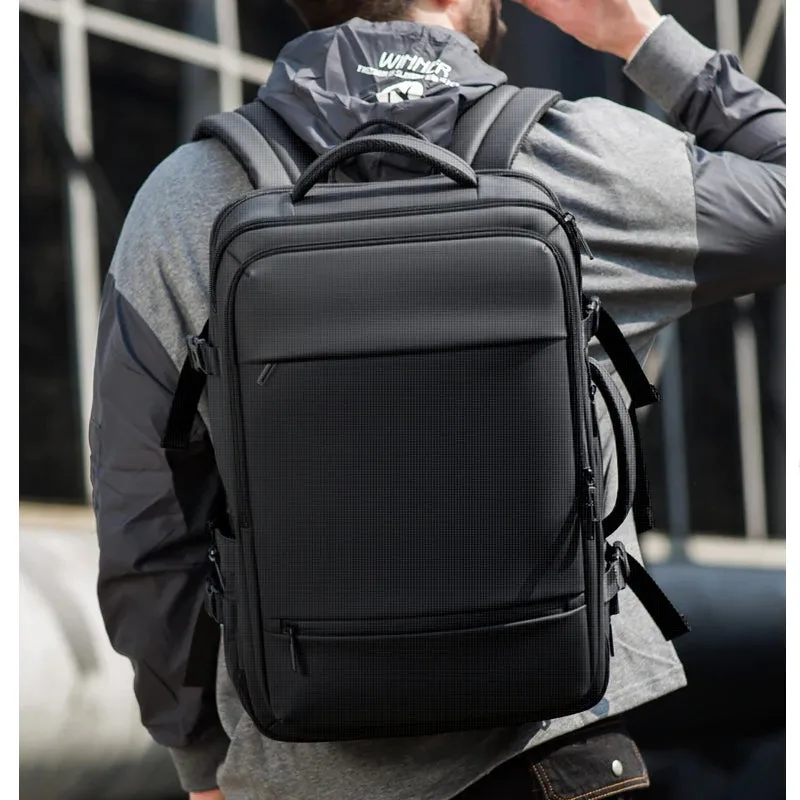 Large Men Backpack Expandable Travel
