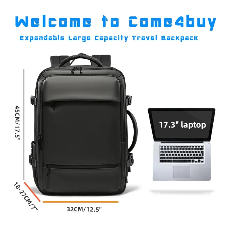 Large Men Backpack Expandable Travel