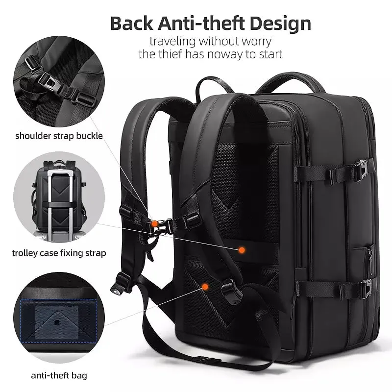 Large Men Backpack Expandable Travel