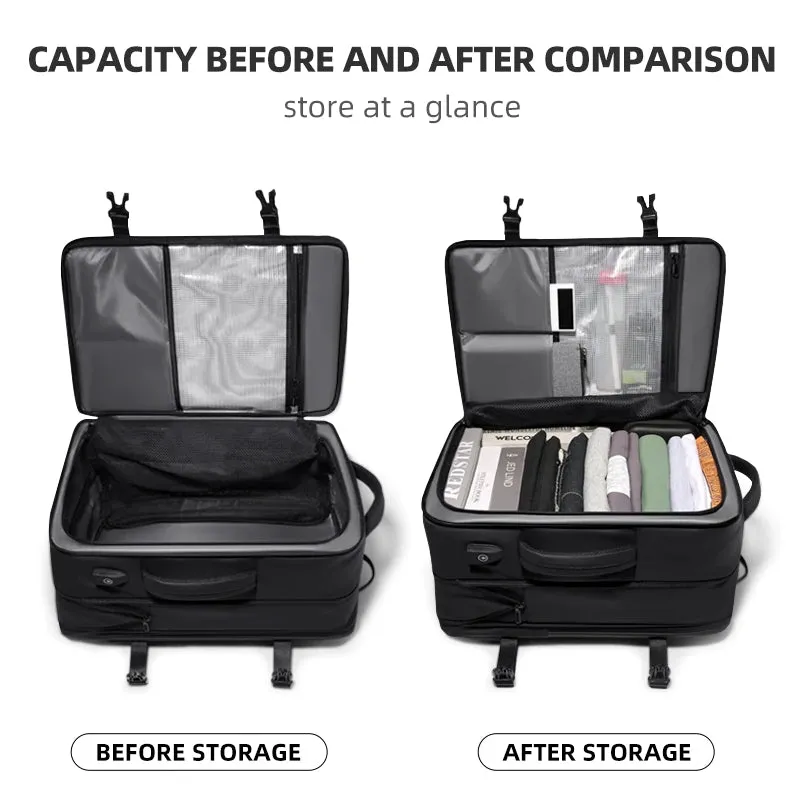 Large Men Backpack Expandable Travel