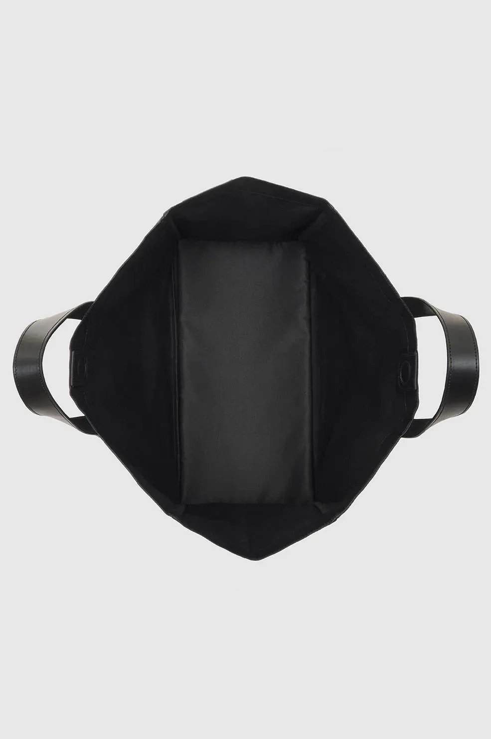 Large Rio Tote - Black Recycled Leather