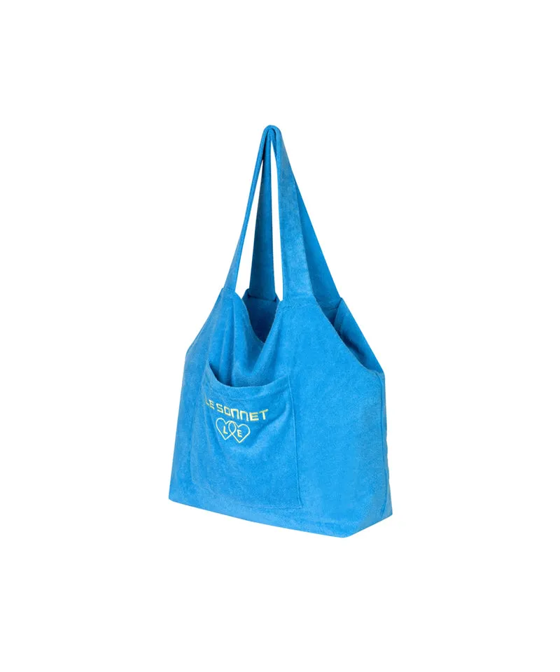 LE SONNET Terry Magazine Bag - Blue