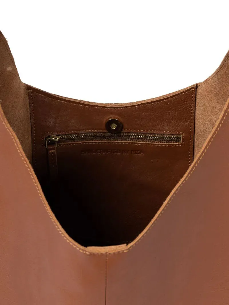 Leather Knot Tote