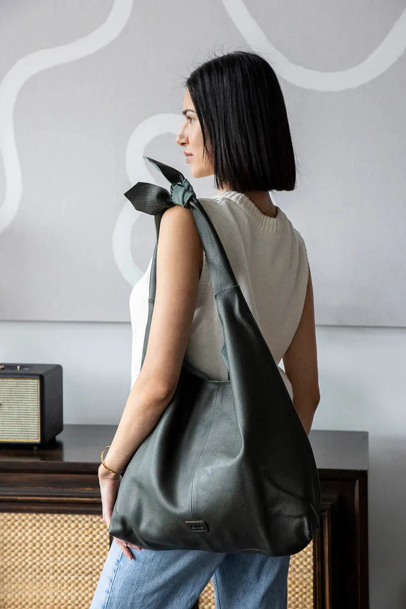 Leather Knot Tote