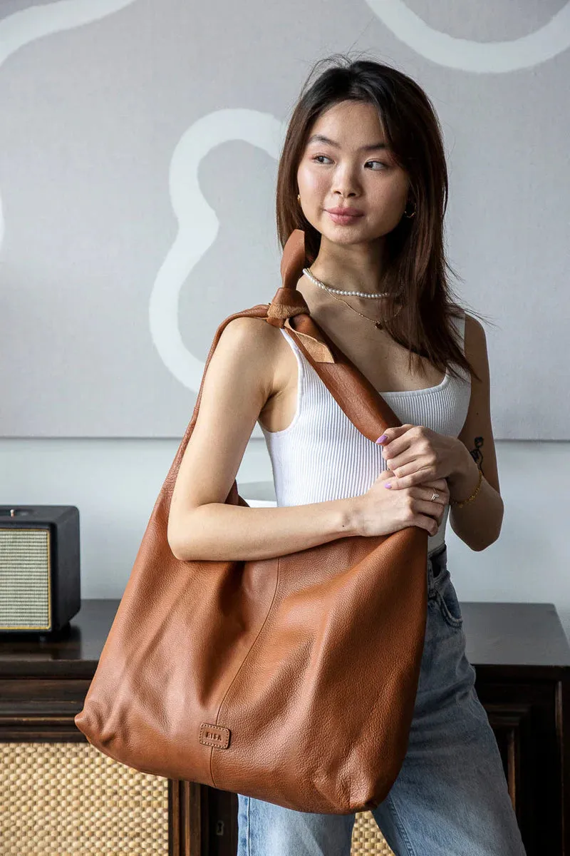 Leather Knot Tote
