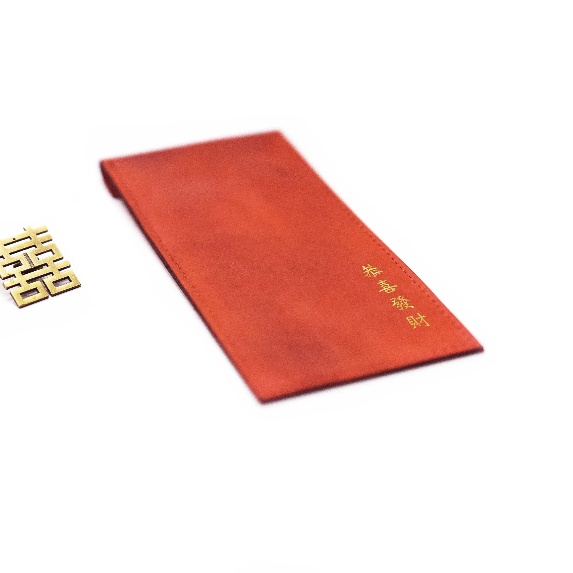 LEATHER RED ENVELOPE